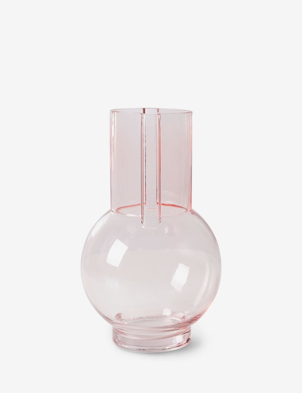 Vase verre sundae pink