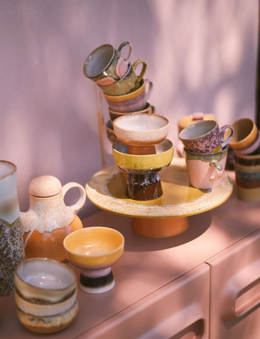 expositor comida 70s ceramics