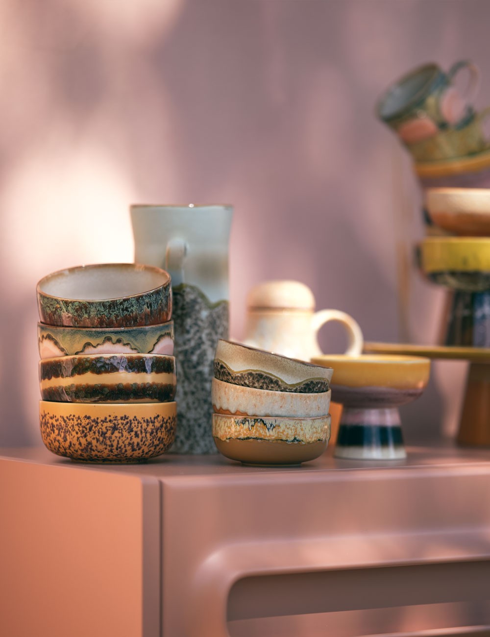 cuenco postre 70s ceramics 4 set