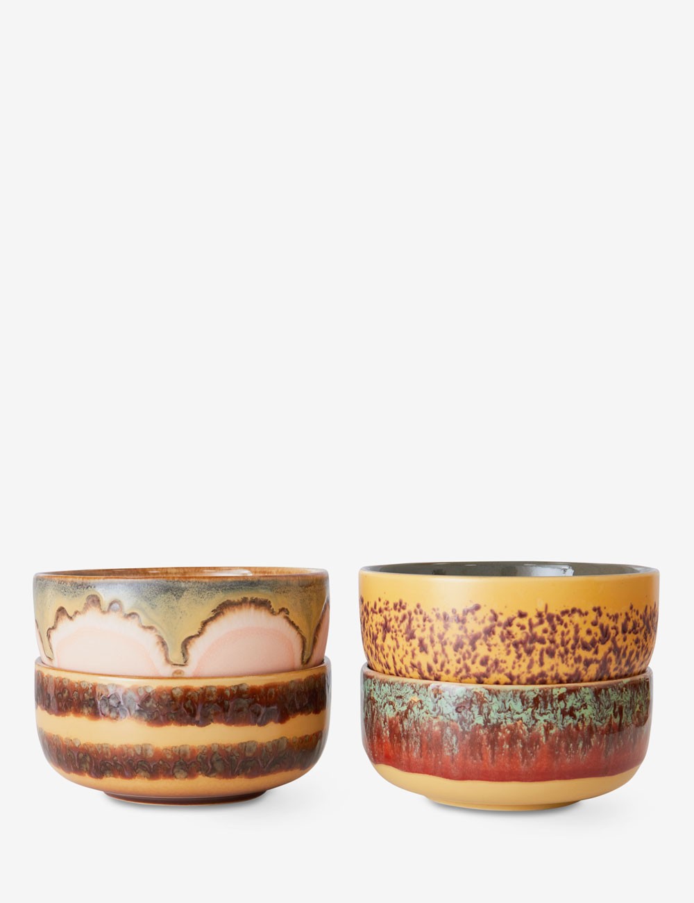 cuenco postre 70s ceramics 4 set