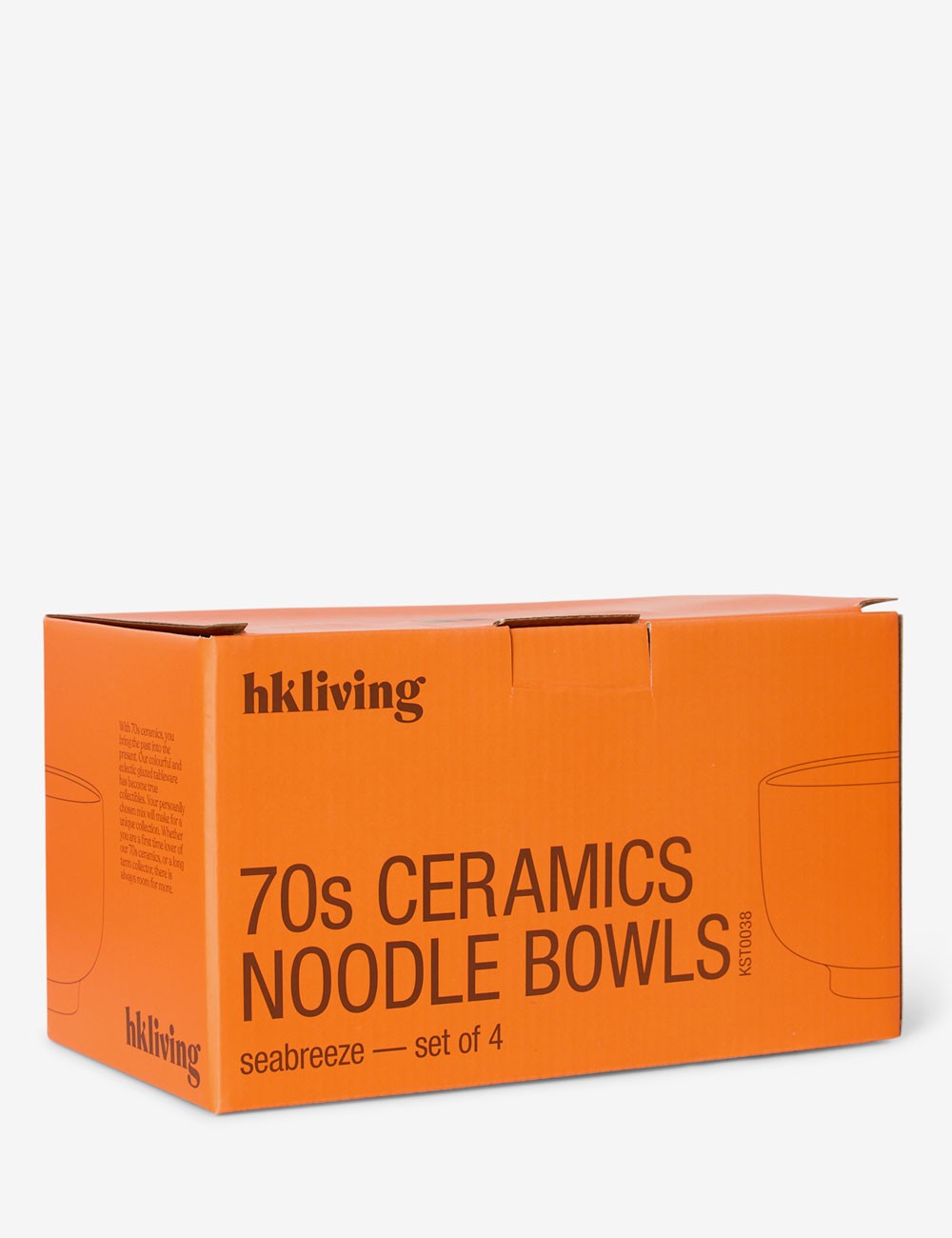 cuenco noodle 70s ceramics 4 set