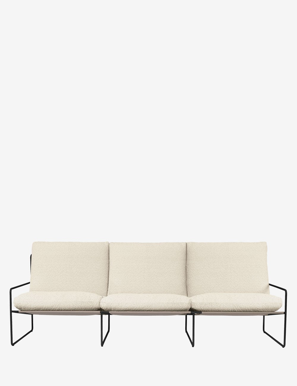 desert 3 seater pure bouclé