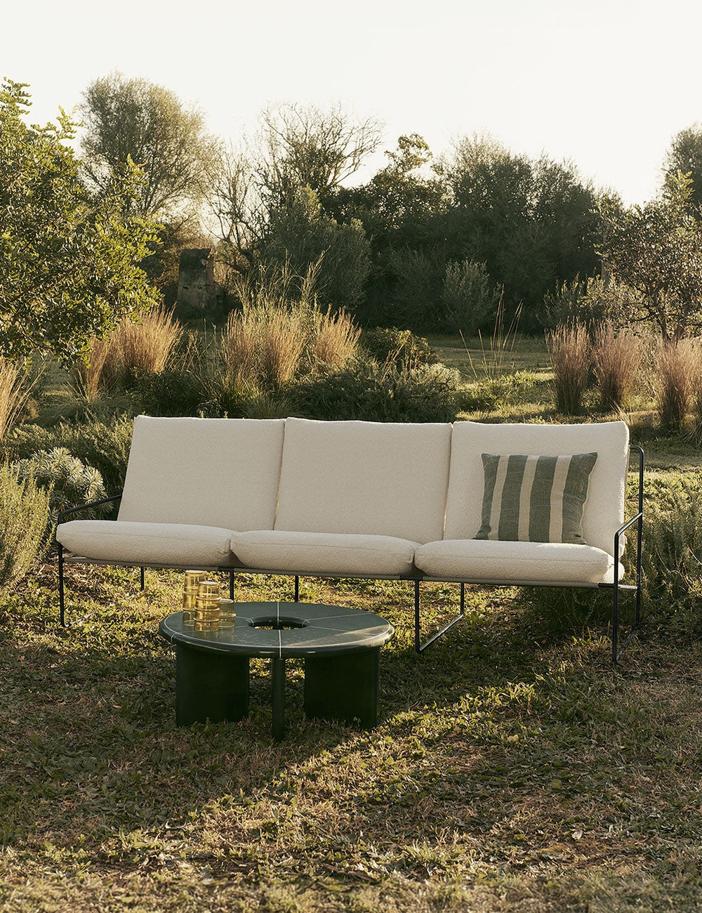 desert 3 seater pure bouclé