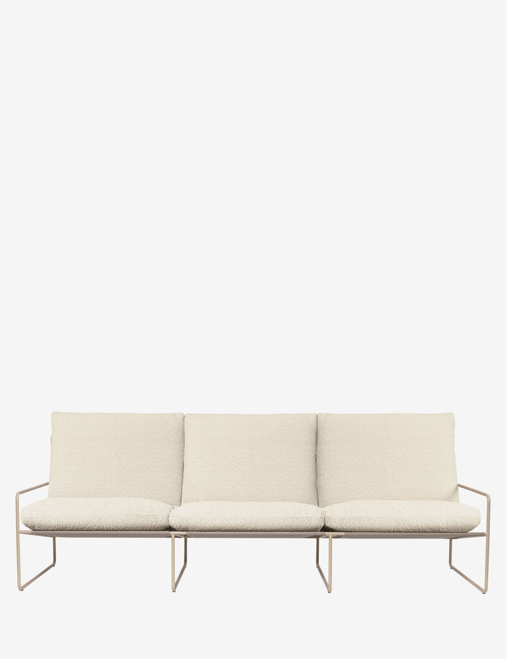 desert 3 seater pure bouclé