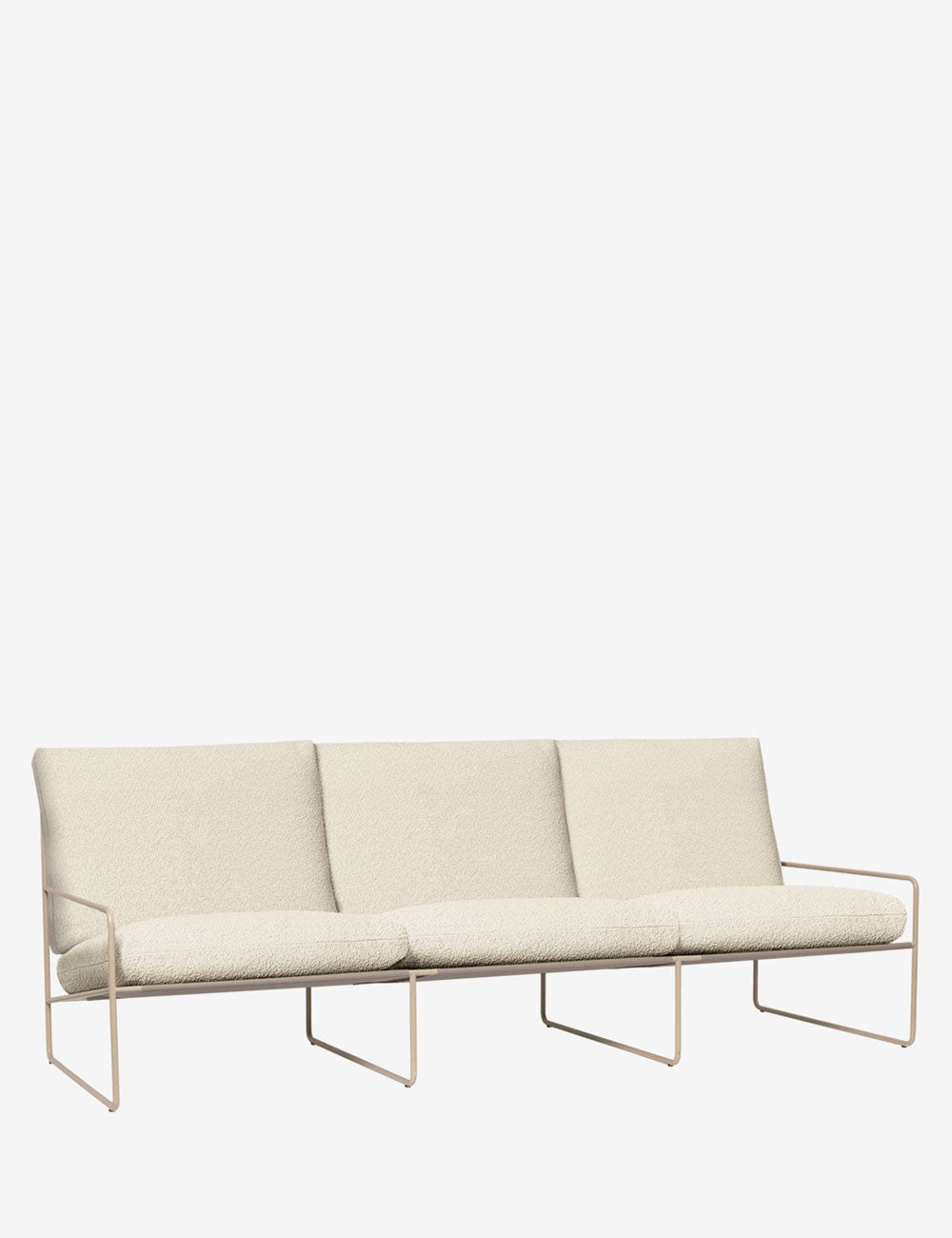 desert 3 seater pure bouclé