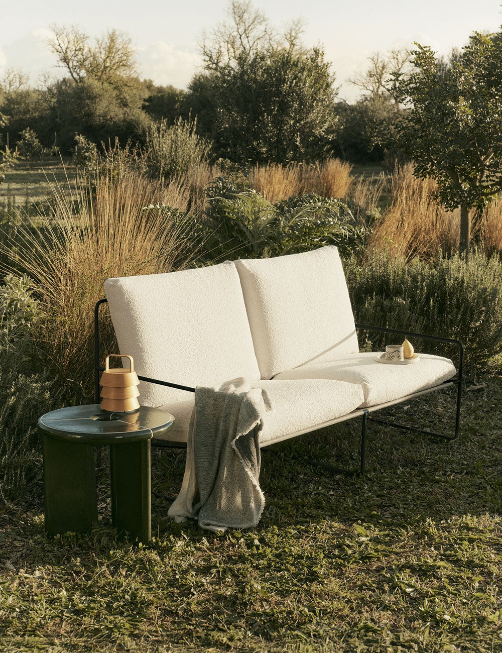 desert 2 seater pure bouclé