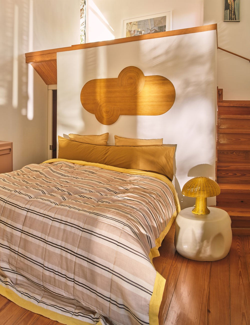 currents ceramic side table