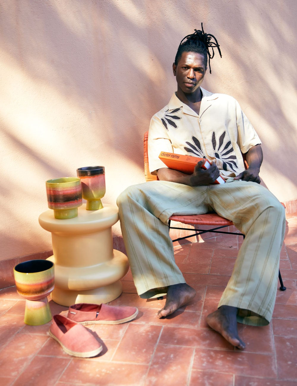 table d'appoint cosmos miel