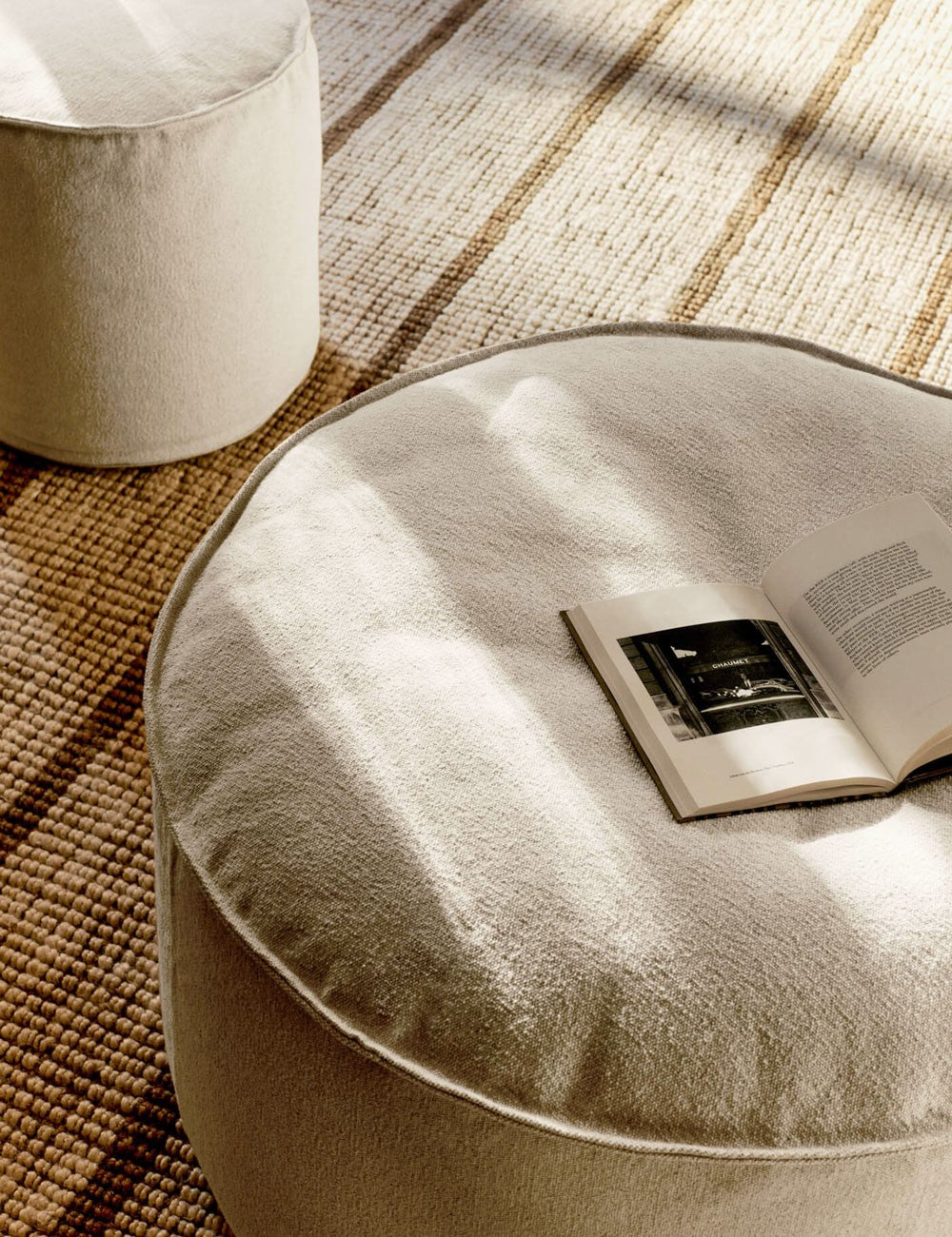 aun cotton pouf ø40