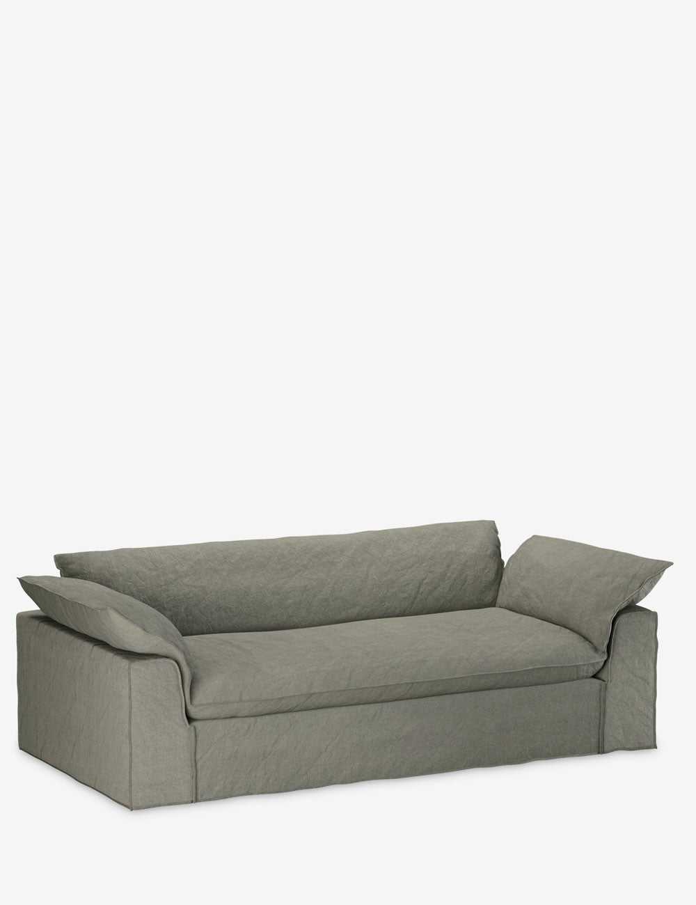 Divano Nomad in lino a 3 posti