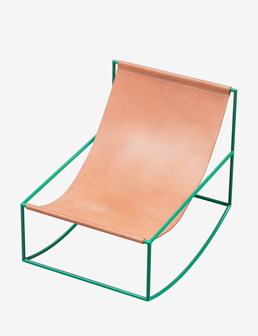 rocking chair leather