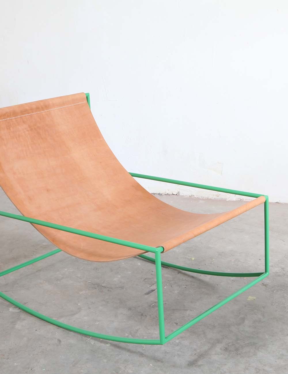 rocking chair leather