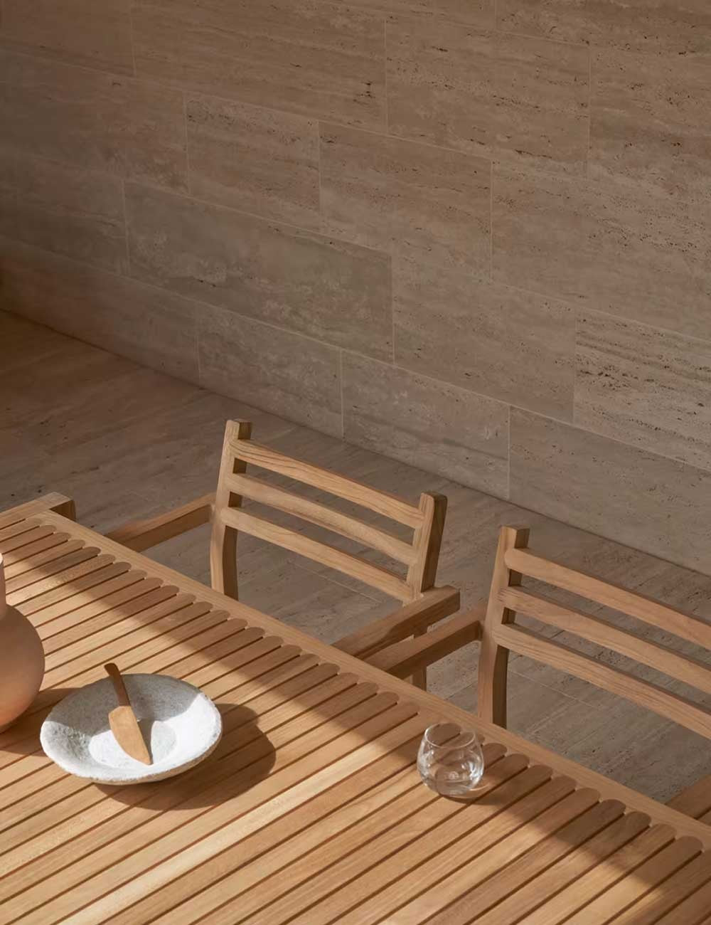 chaise de salle à manger d'extérieur ah502 avec accoudoirs