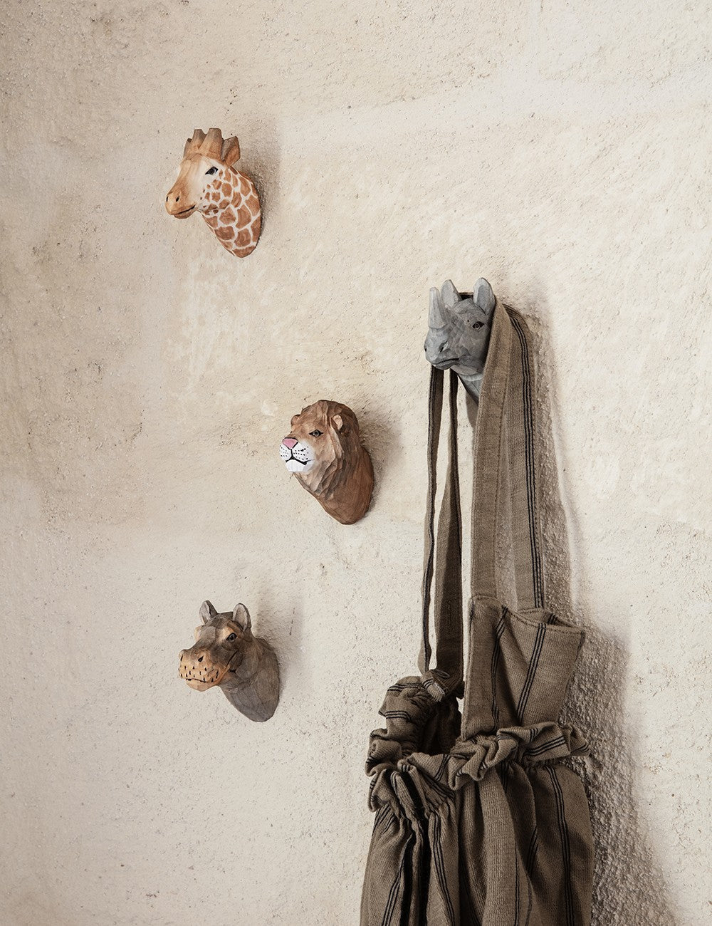 crochet animal cintre girafe