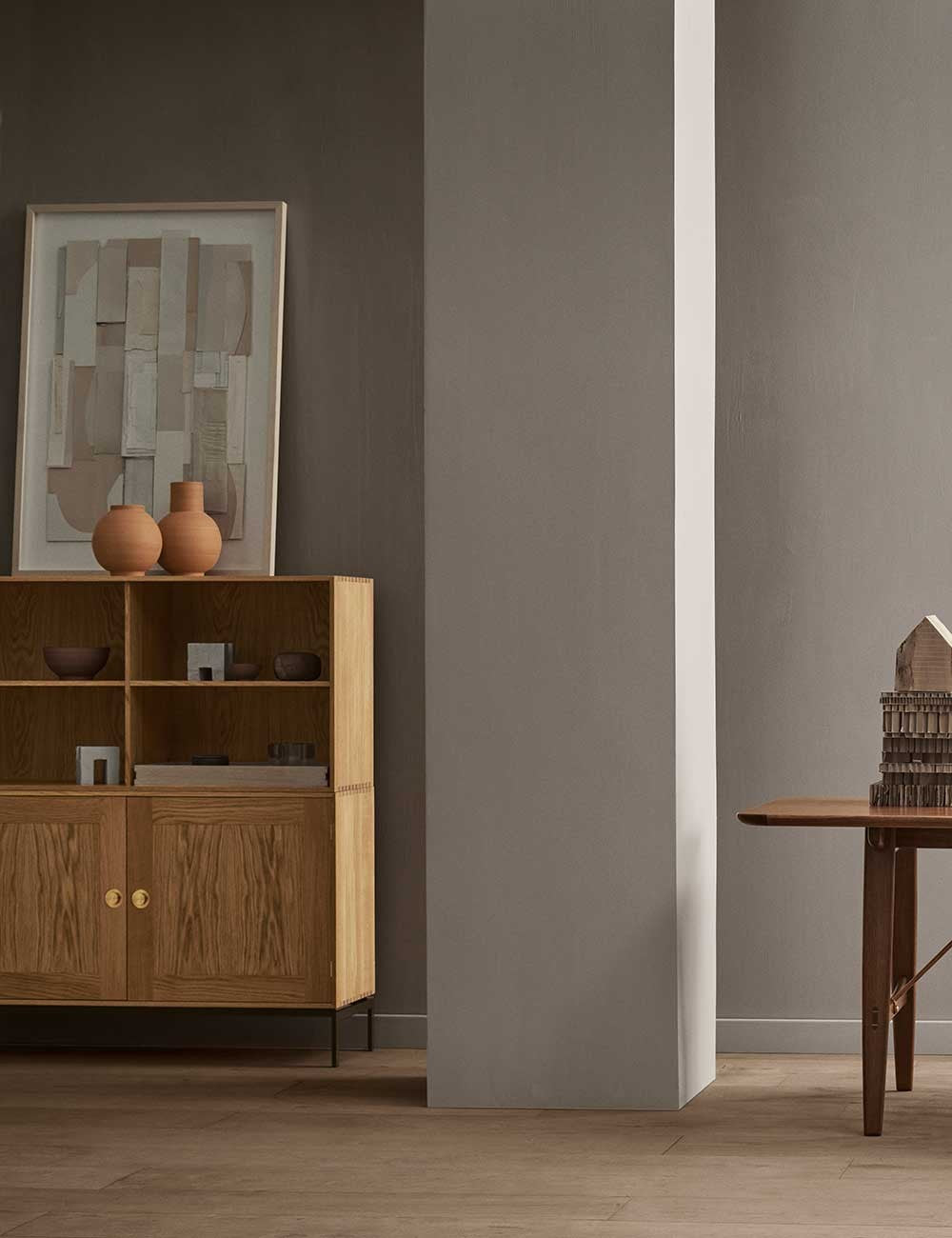 FK63 DEEP BOOKCASE UPRIGHT W. DRAWERS