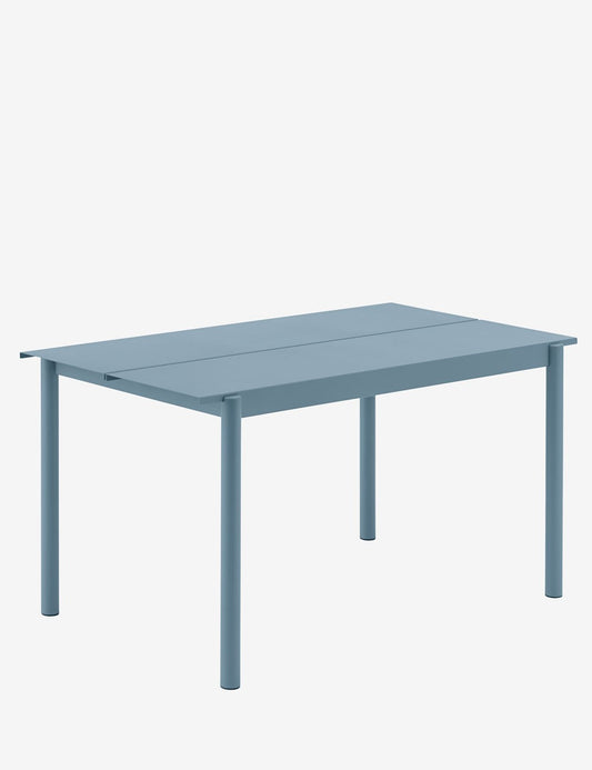 linear steel table 140