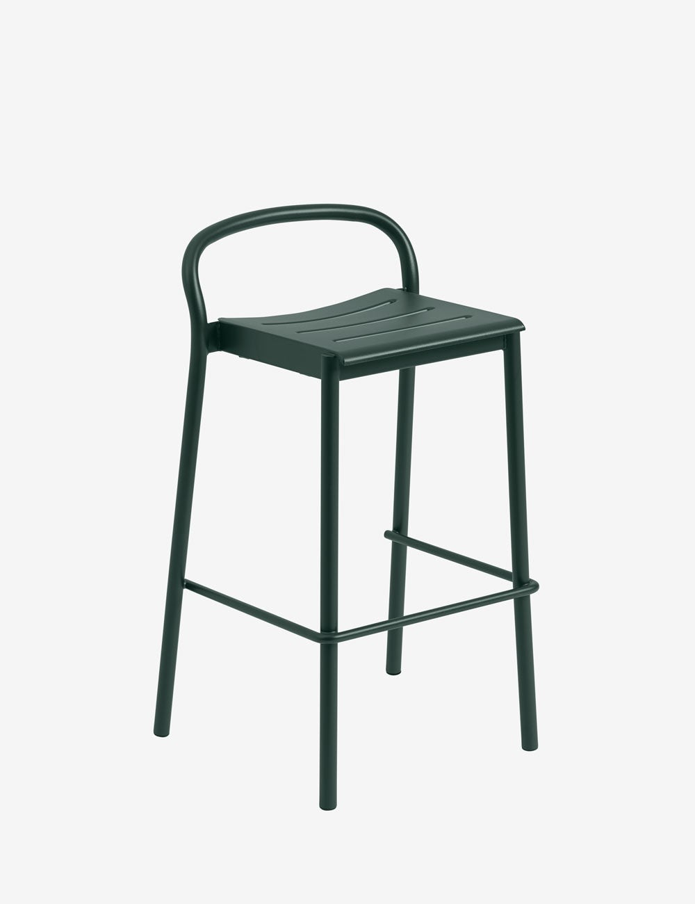 LINEAR STEEL BAR STOOL