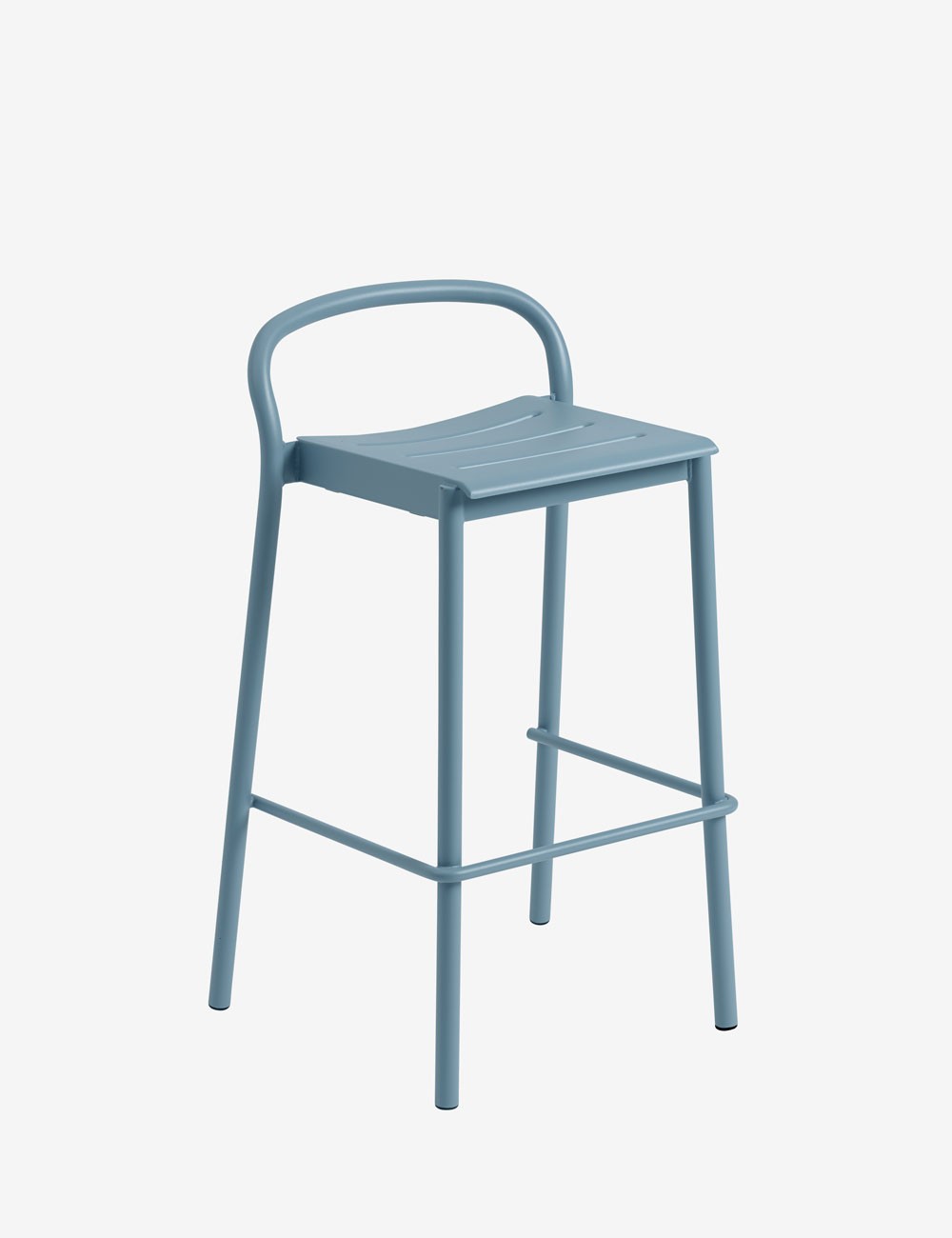 LINEAR STEEL BAR STOOL