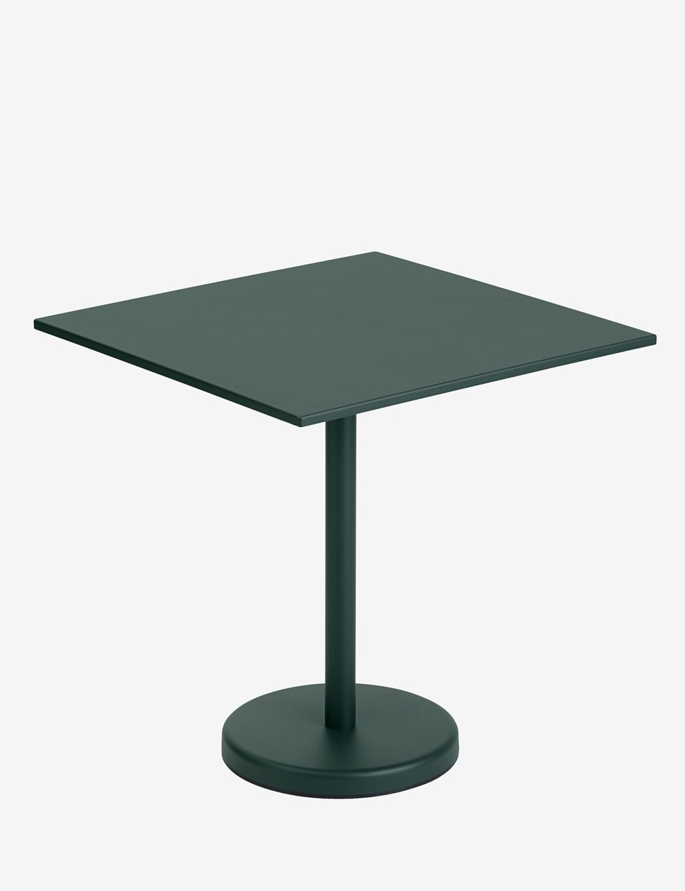 linear steel café table 73