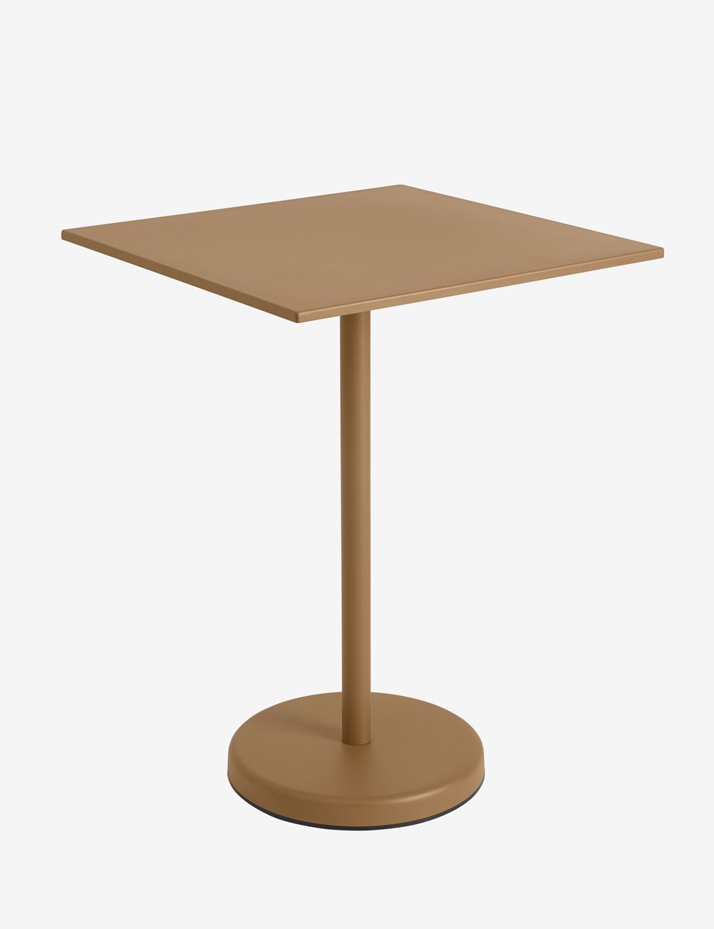 linear steel café table 95