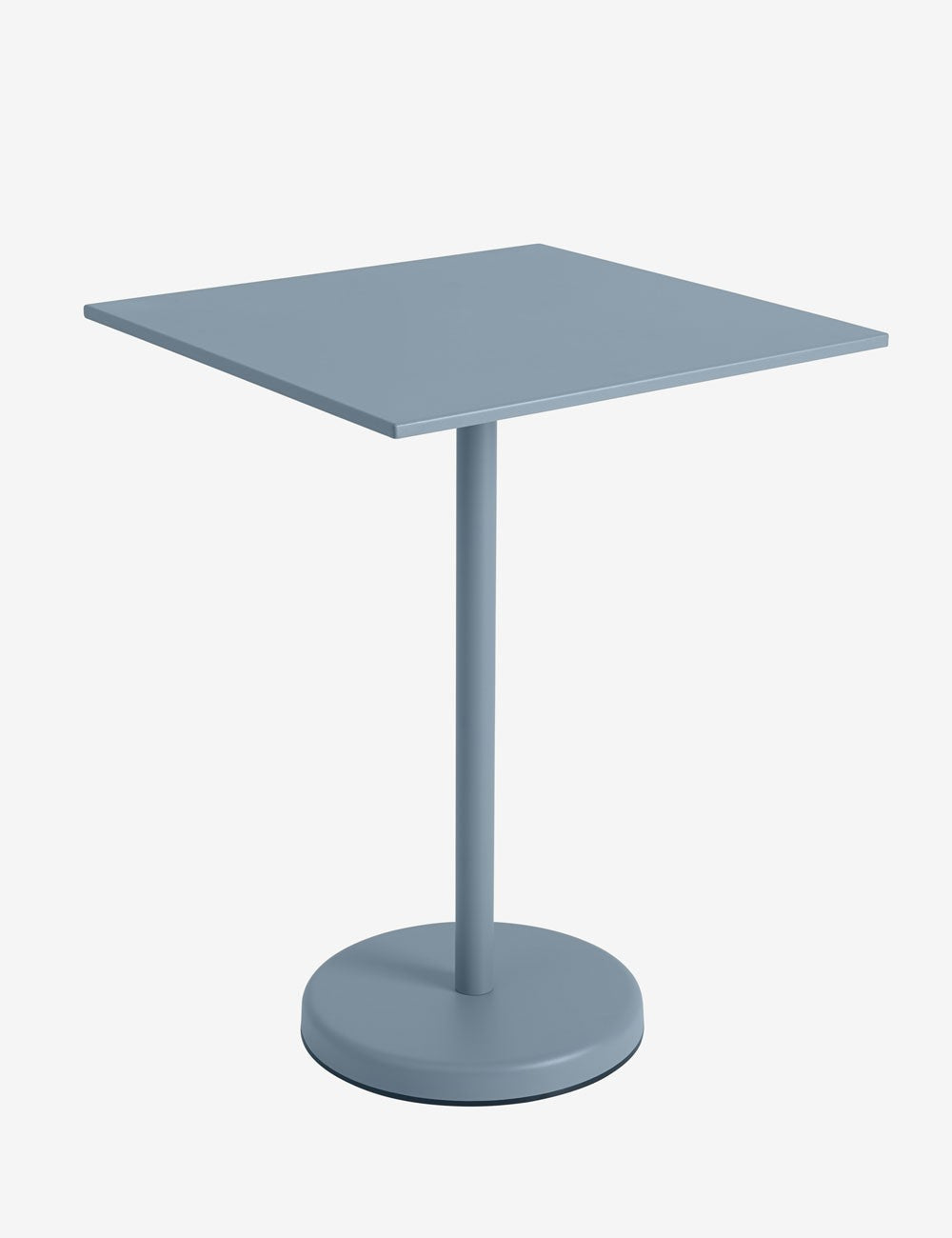 linear steel café table 95