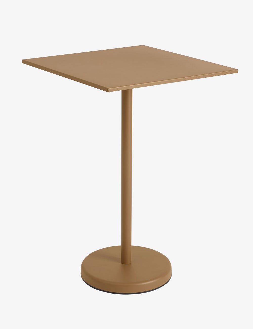 linear steel café table 105