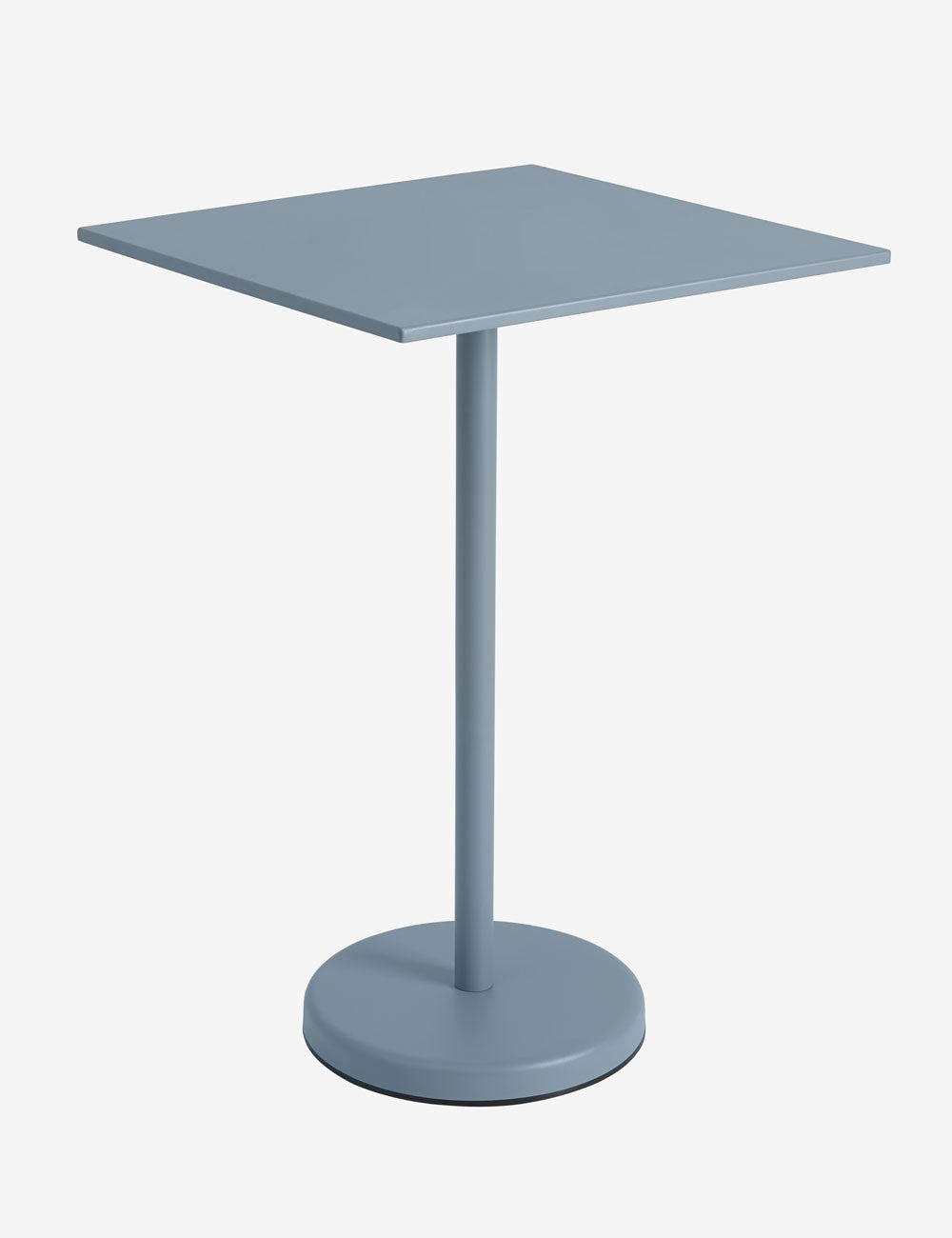 linear steel café table 105