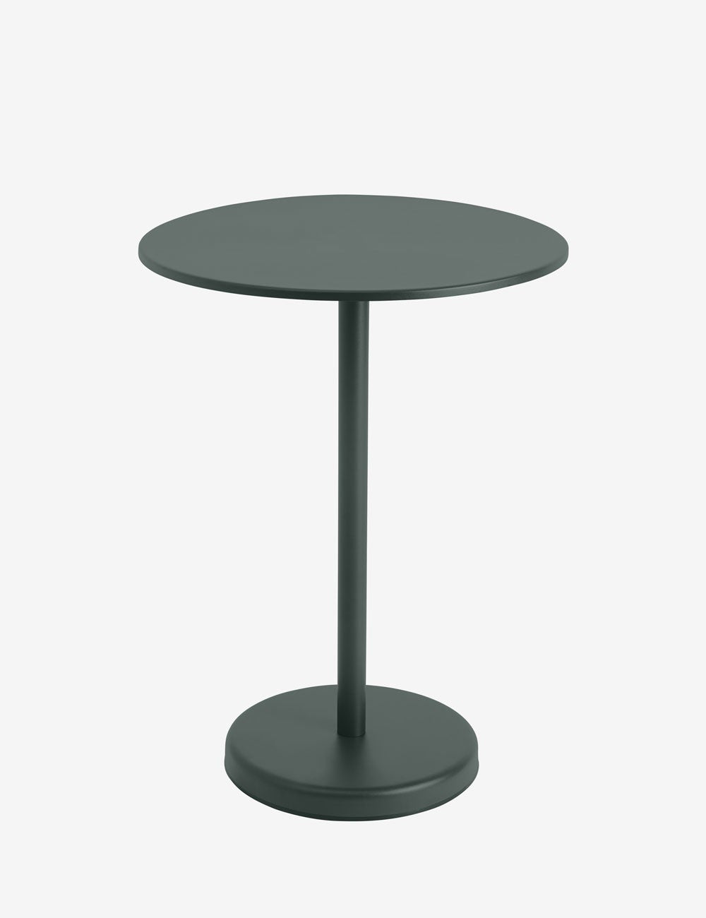 linear steel café table 95