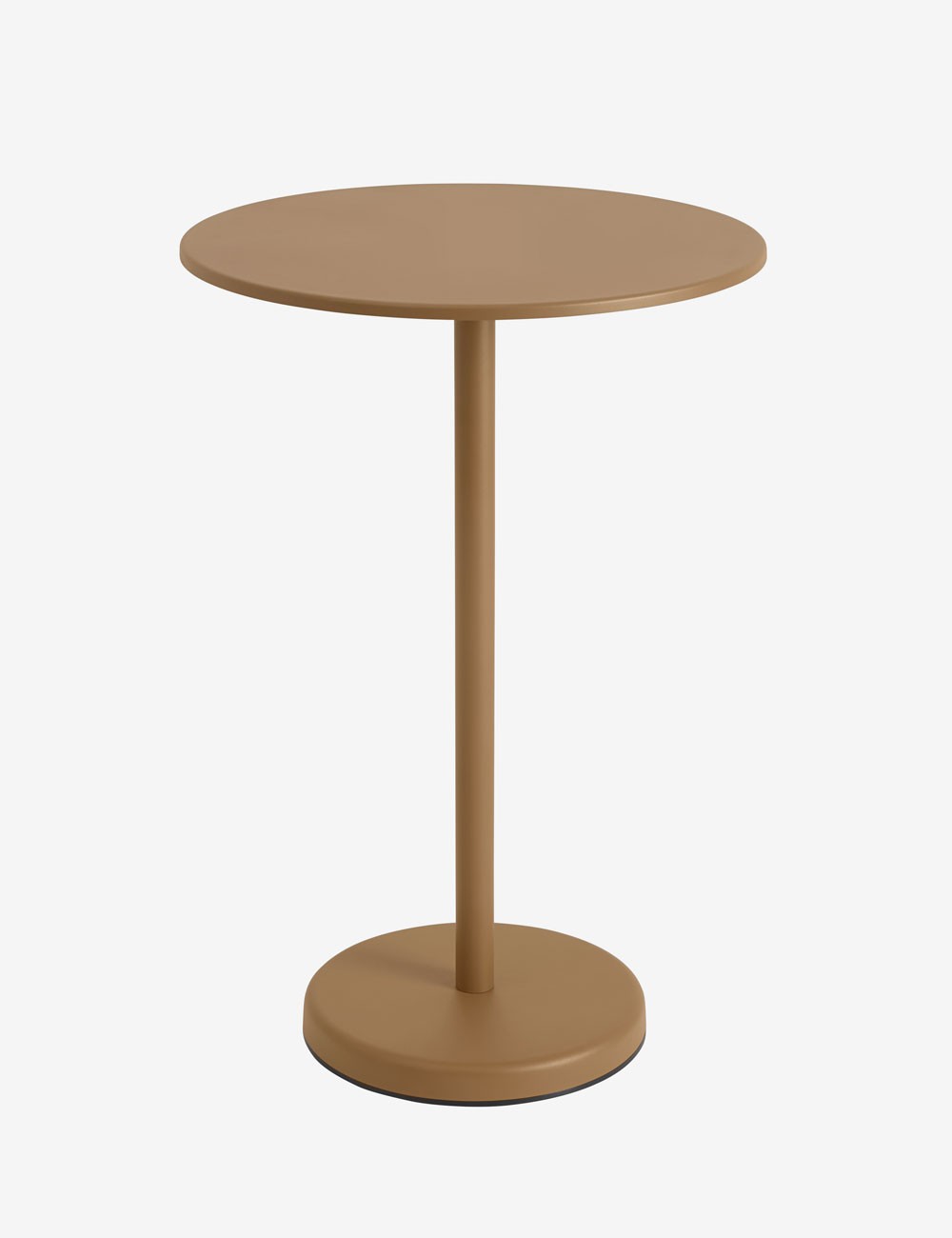 linear steel café table 105