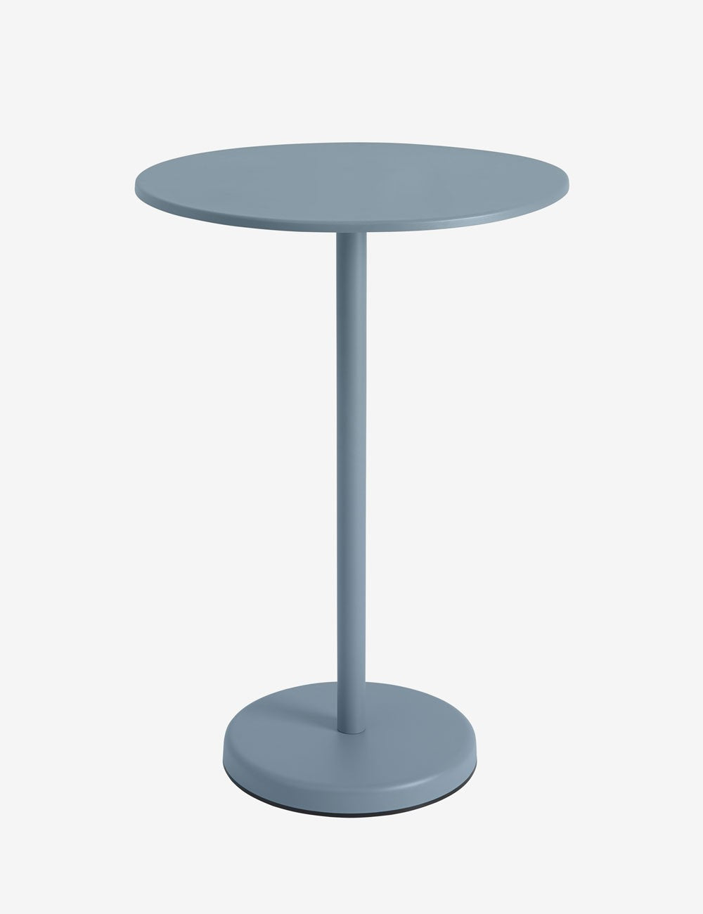 linear steel café table 105