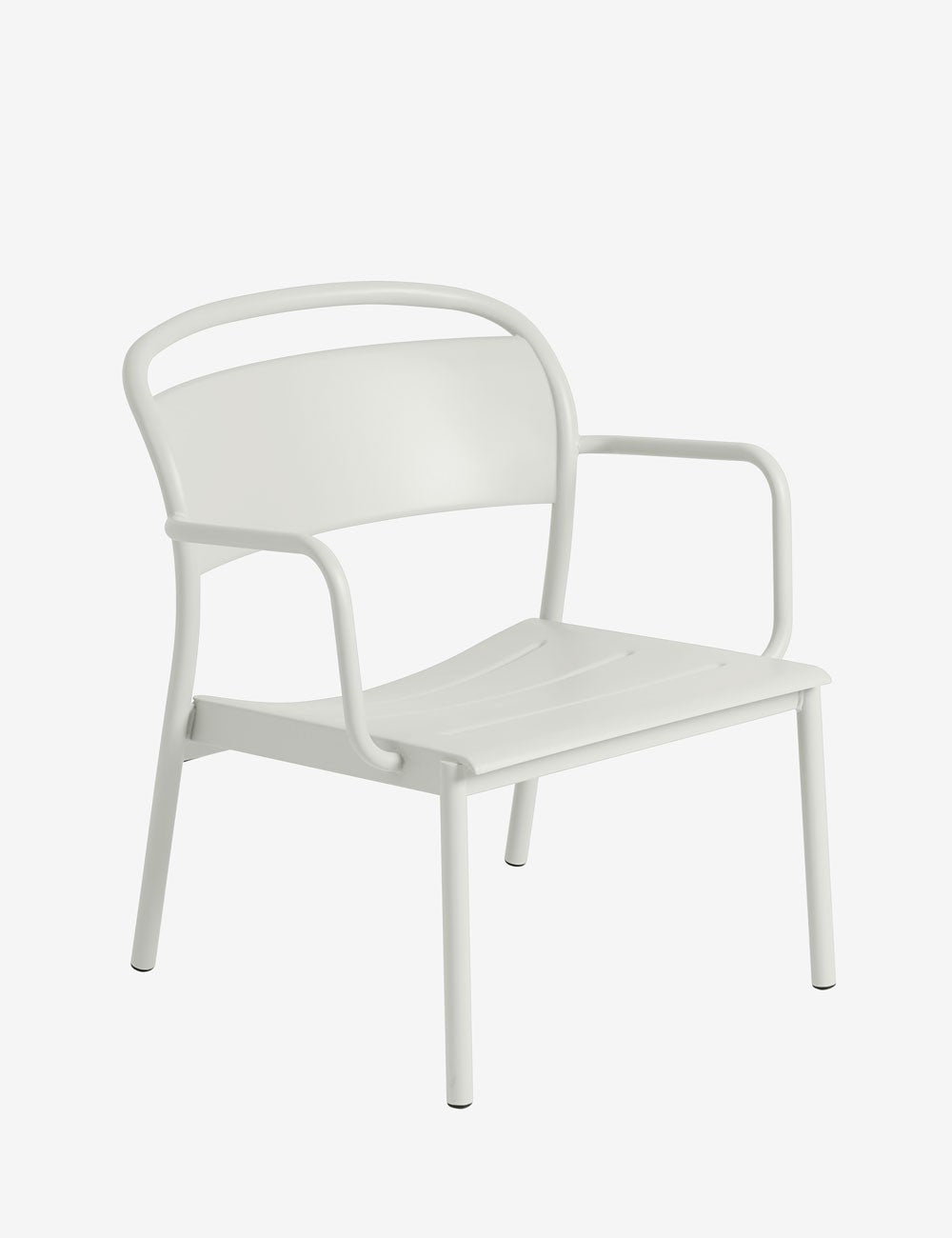 linear steel lounge chair