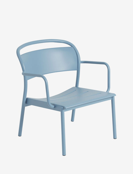 linear steel lounge chair