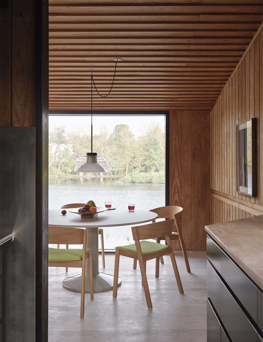 lampe suspendue à deux couches