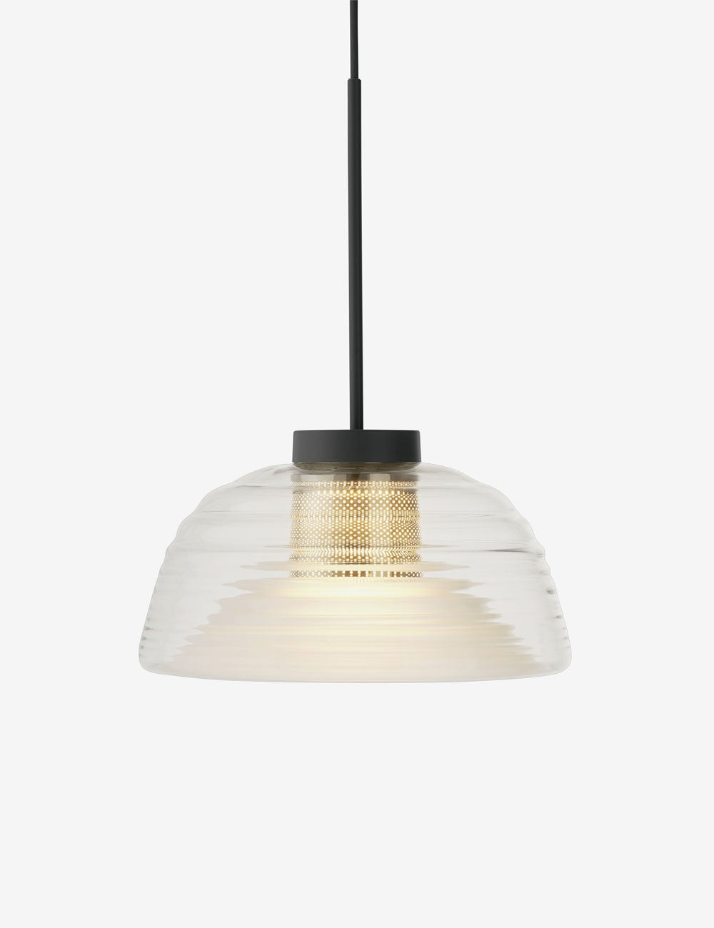 lampe suspendue à deux couches