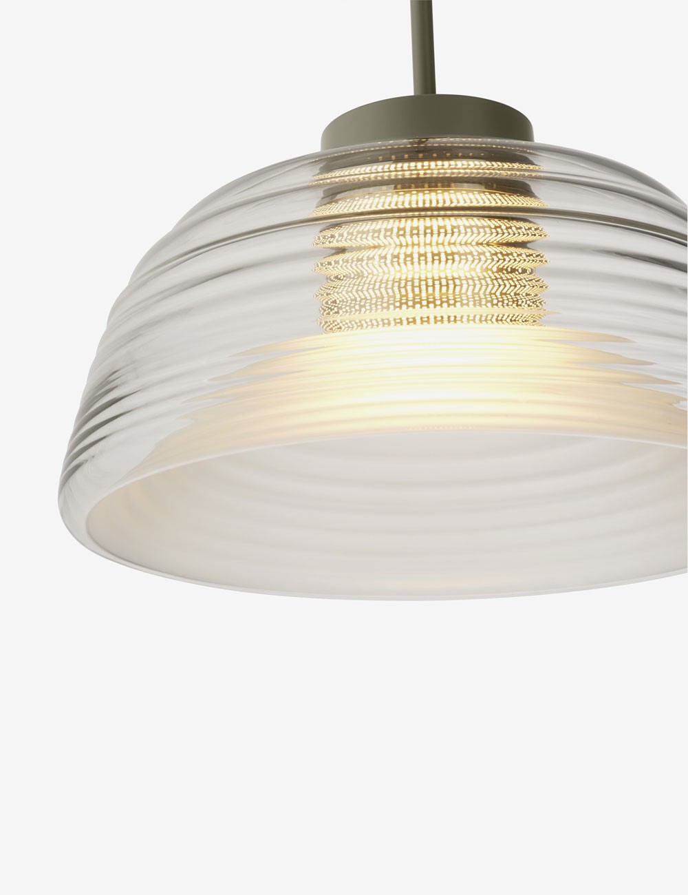 lampe suspendue à deux couches