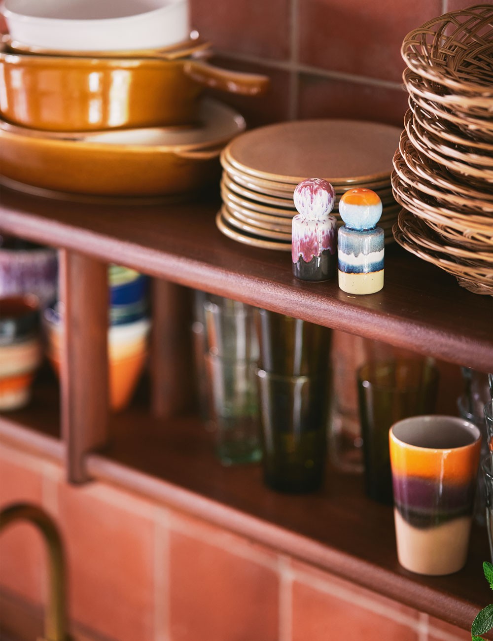 salero pimentero 70s ceramics