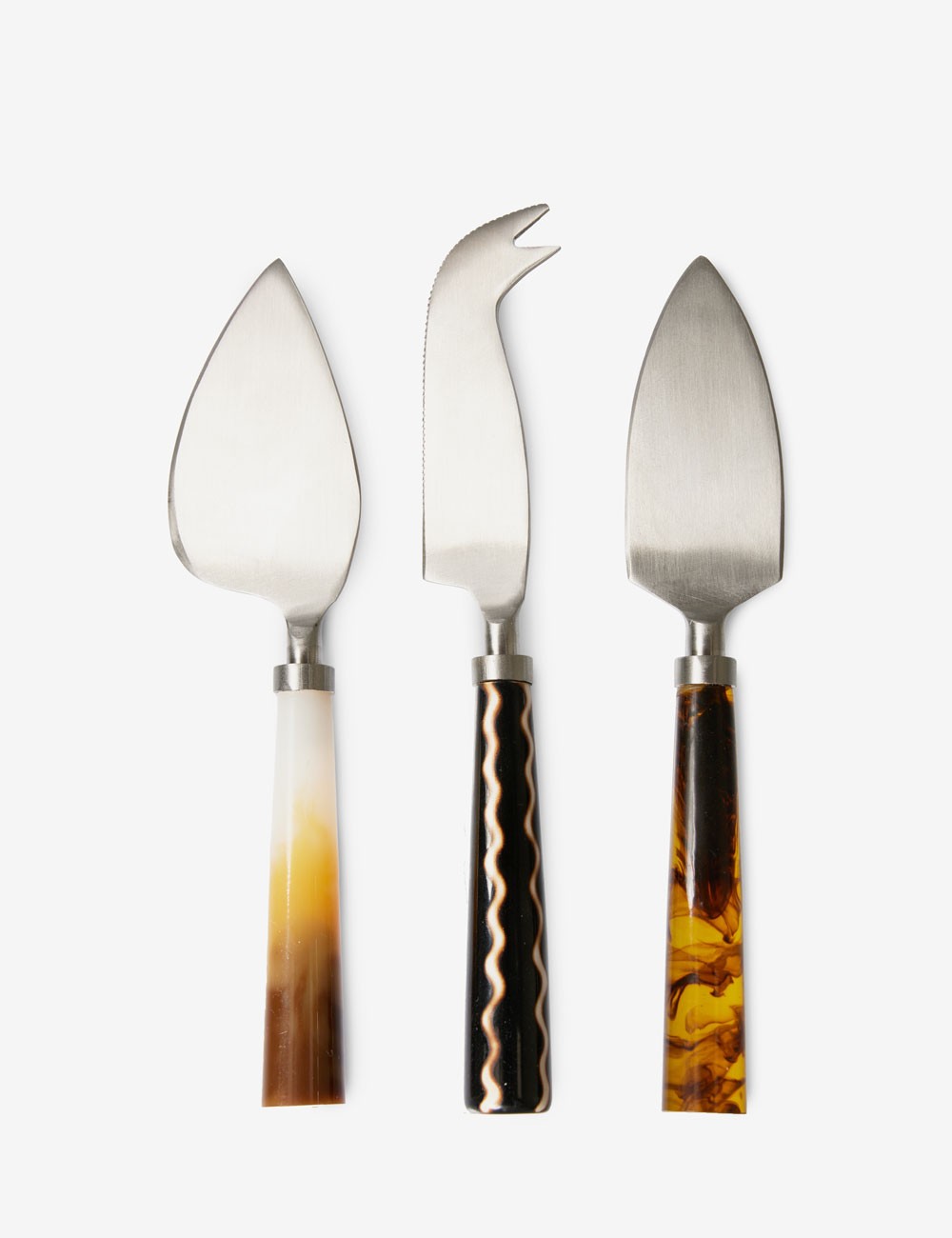 ensemble de 3 couteaux à fromage