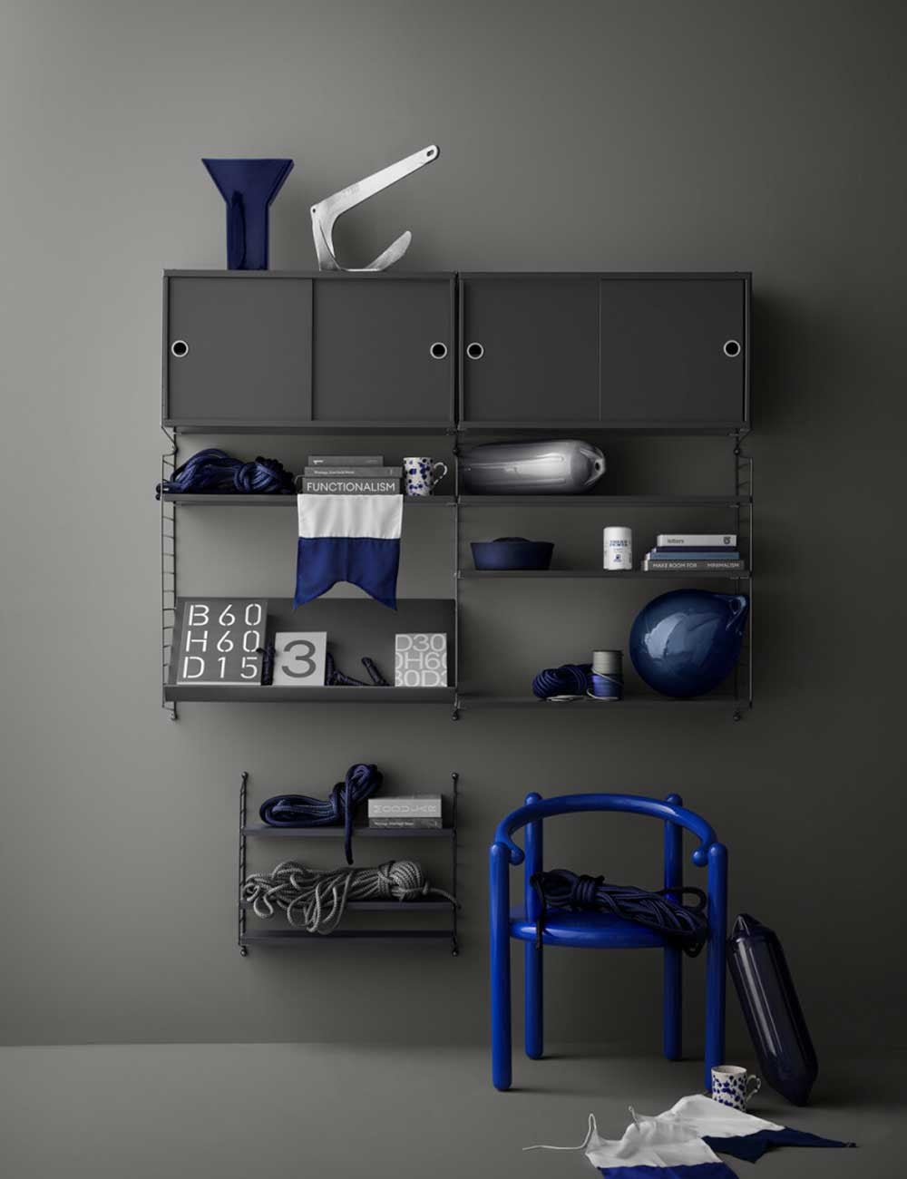 STRING POCKET NYBROBLÅ