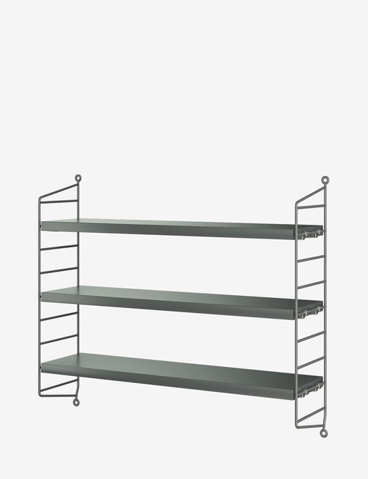 STRING POCKET DARK GREY