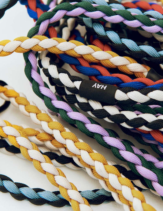 dog leash braided adjustable