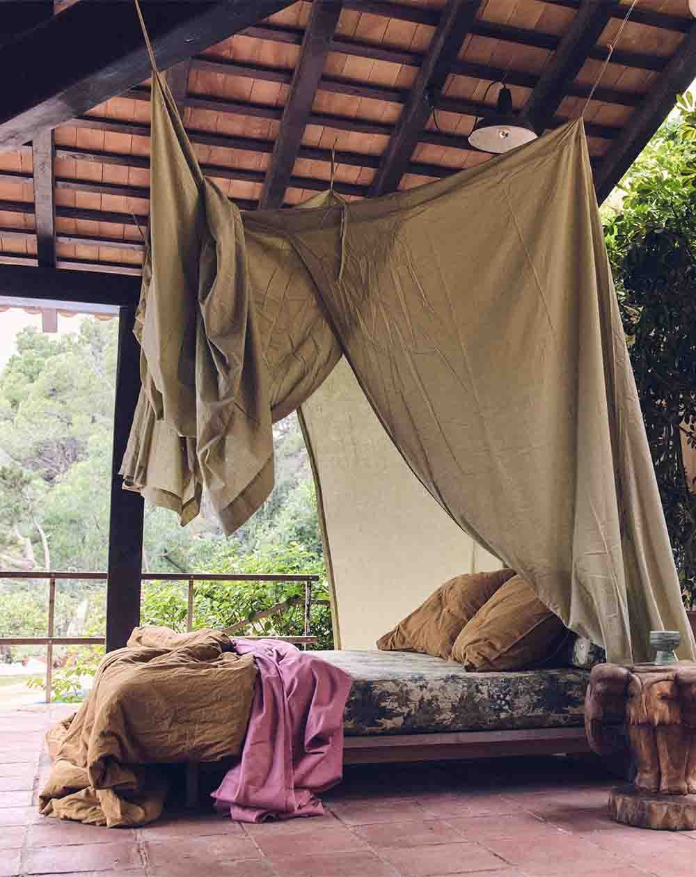 baldacchino del letto