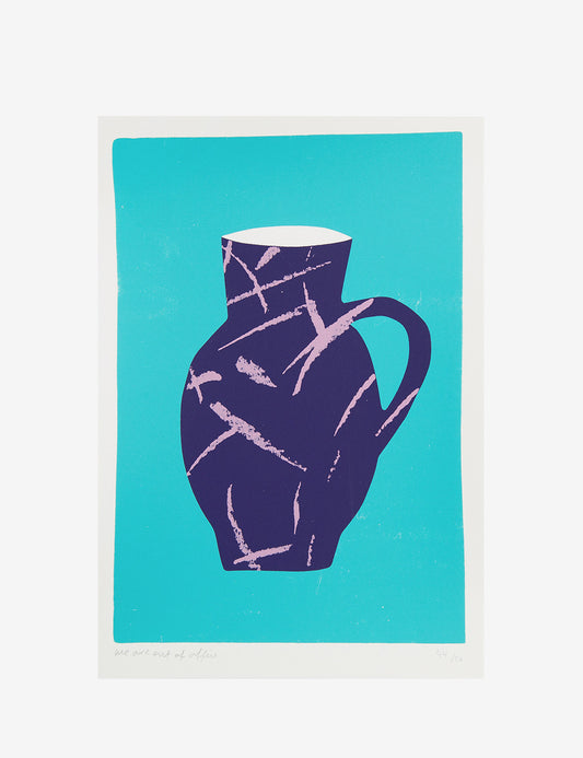 purple vase