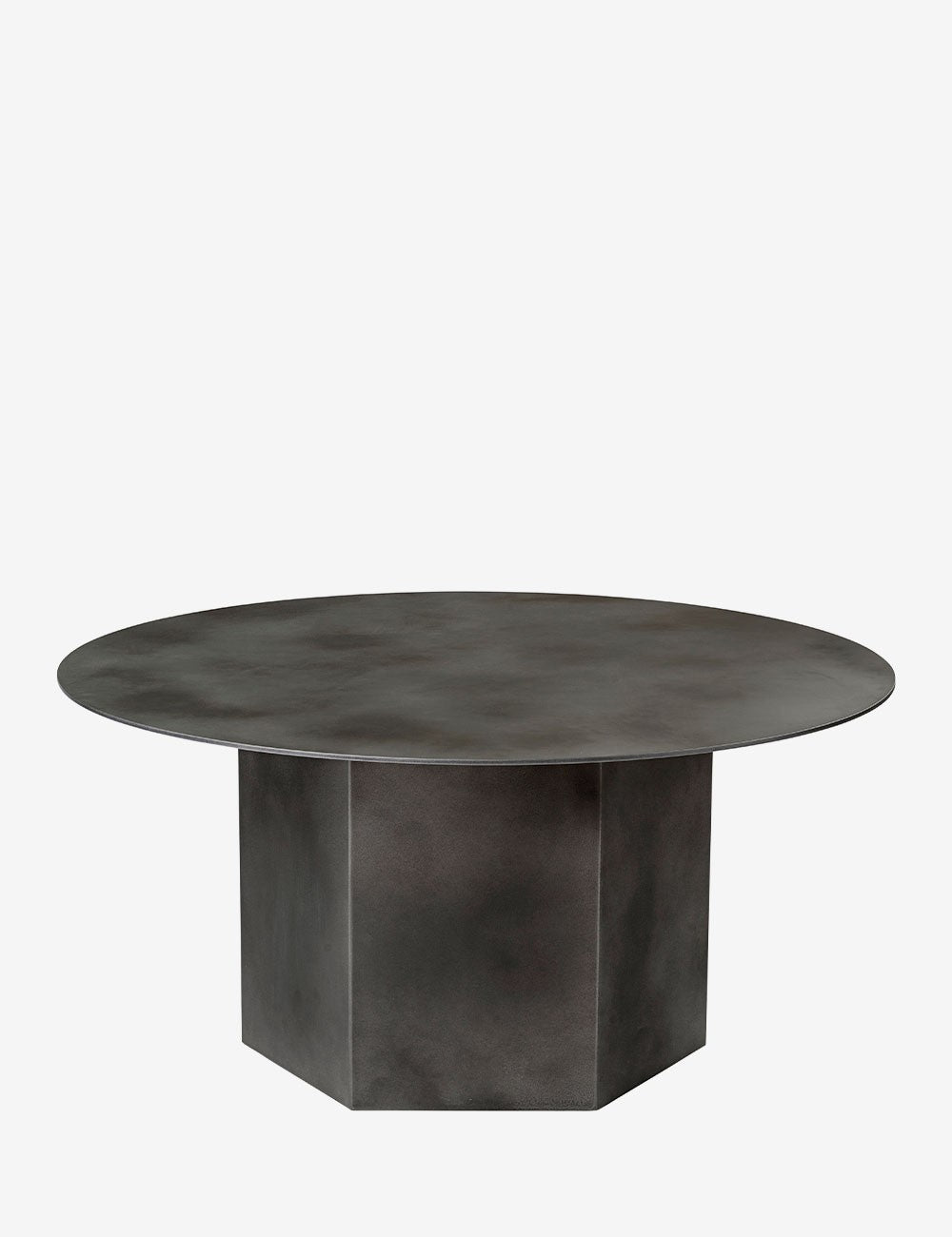 tavolino epico in acciaio ø80