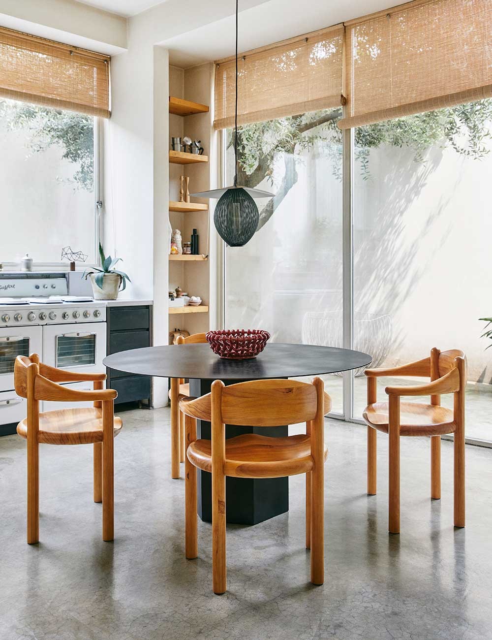 tavolo da pranzo epico in acciaio ø130