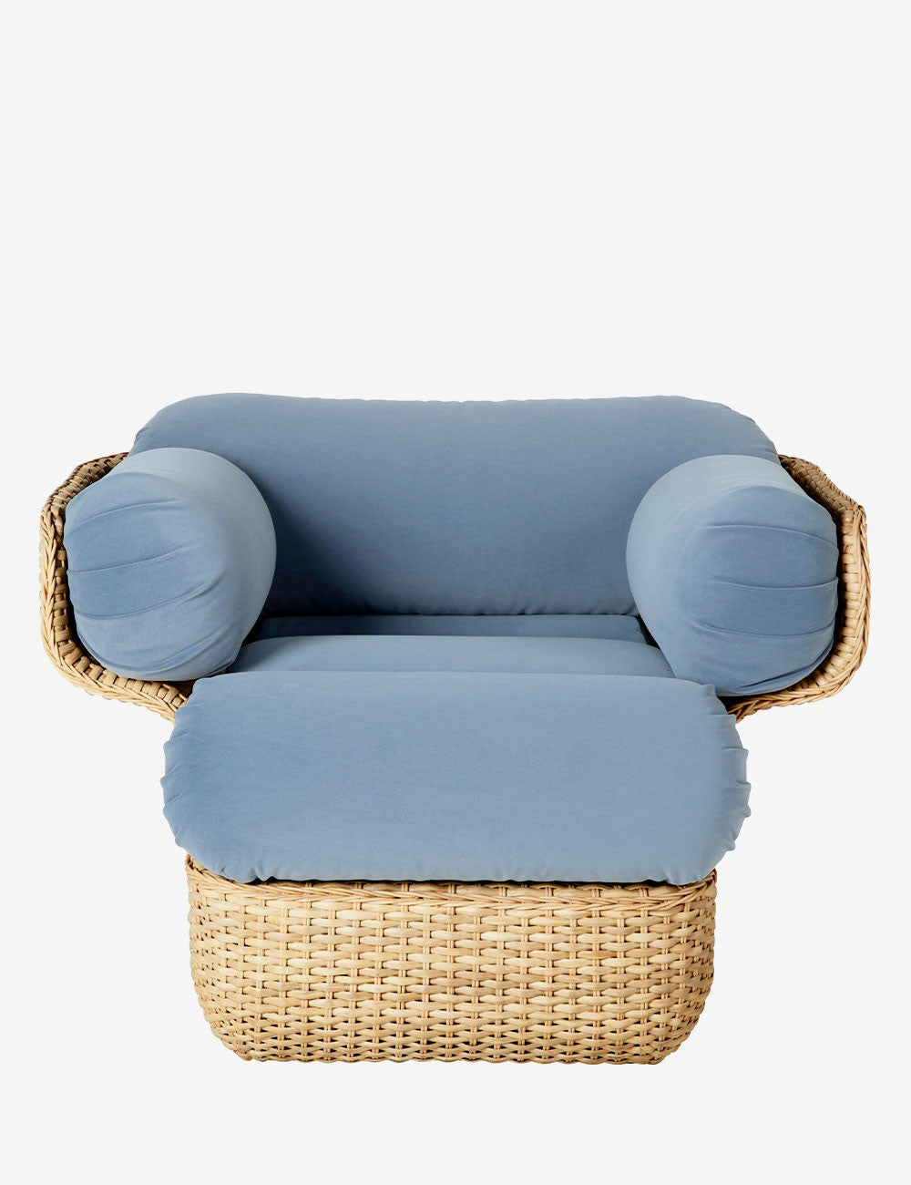 chaise longue en panier