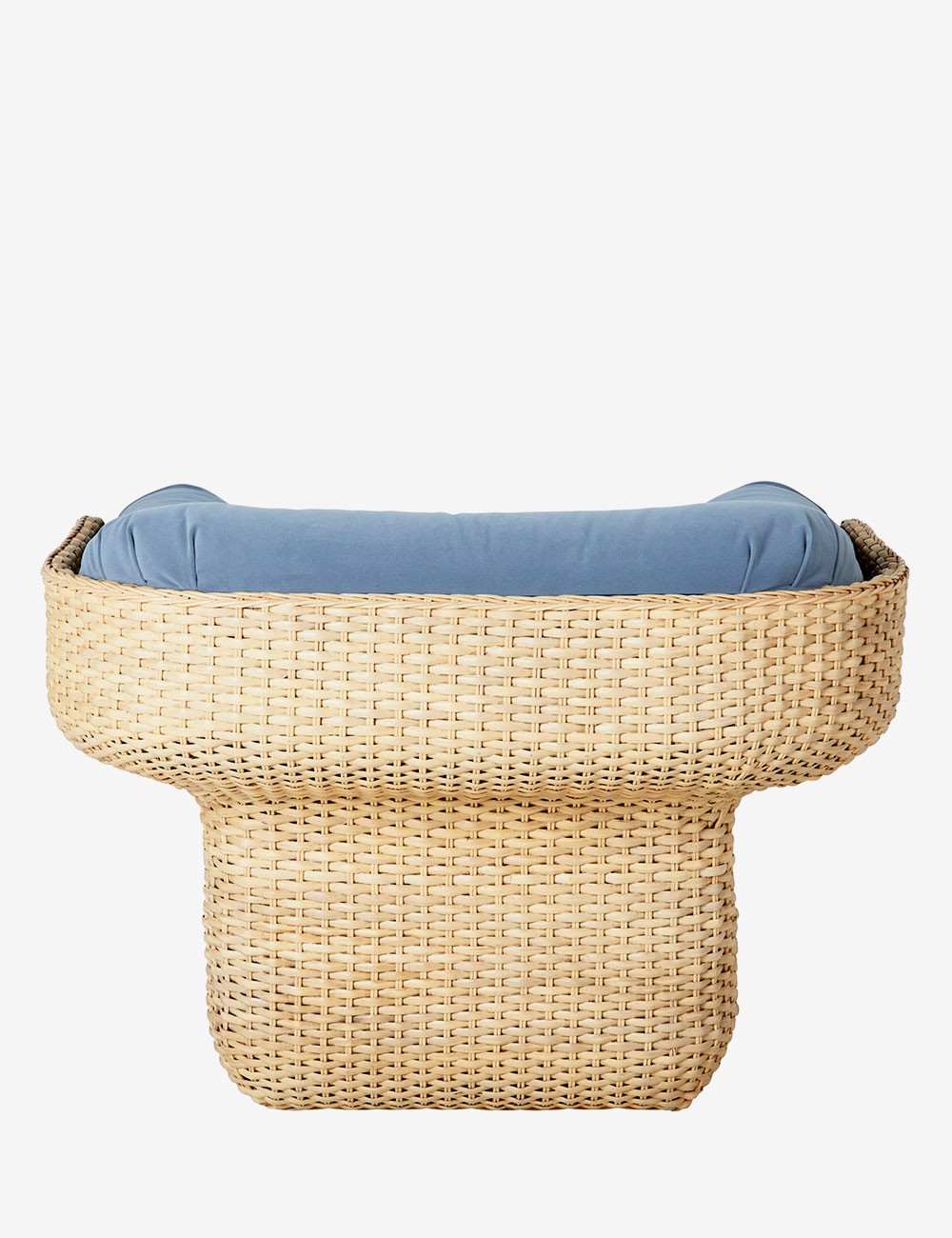 chaise longue en panier
