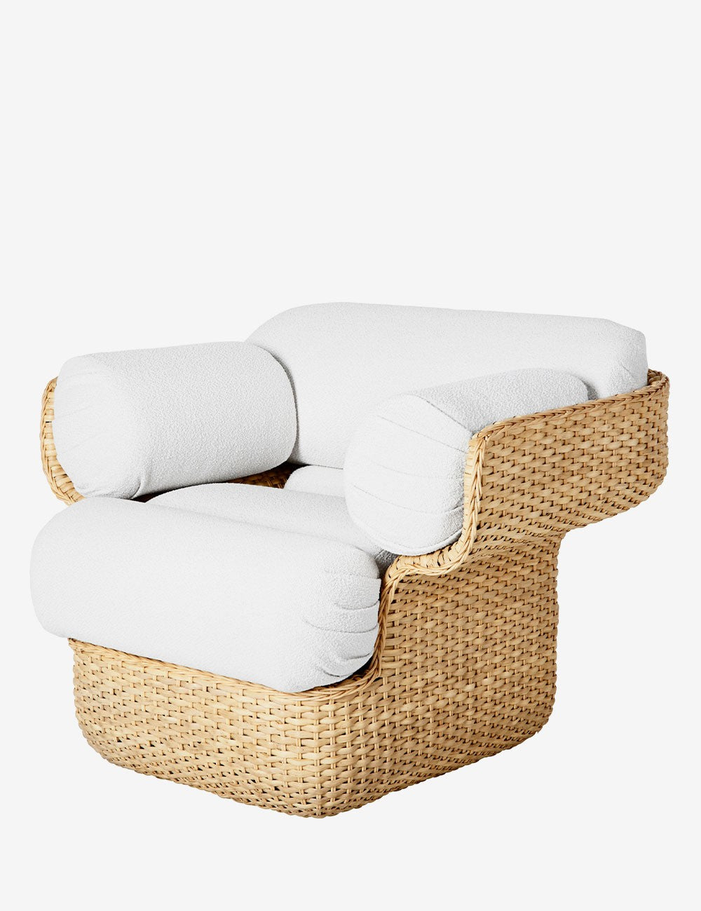 chaise longue en panier