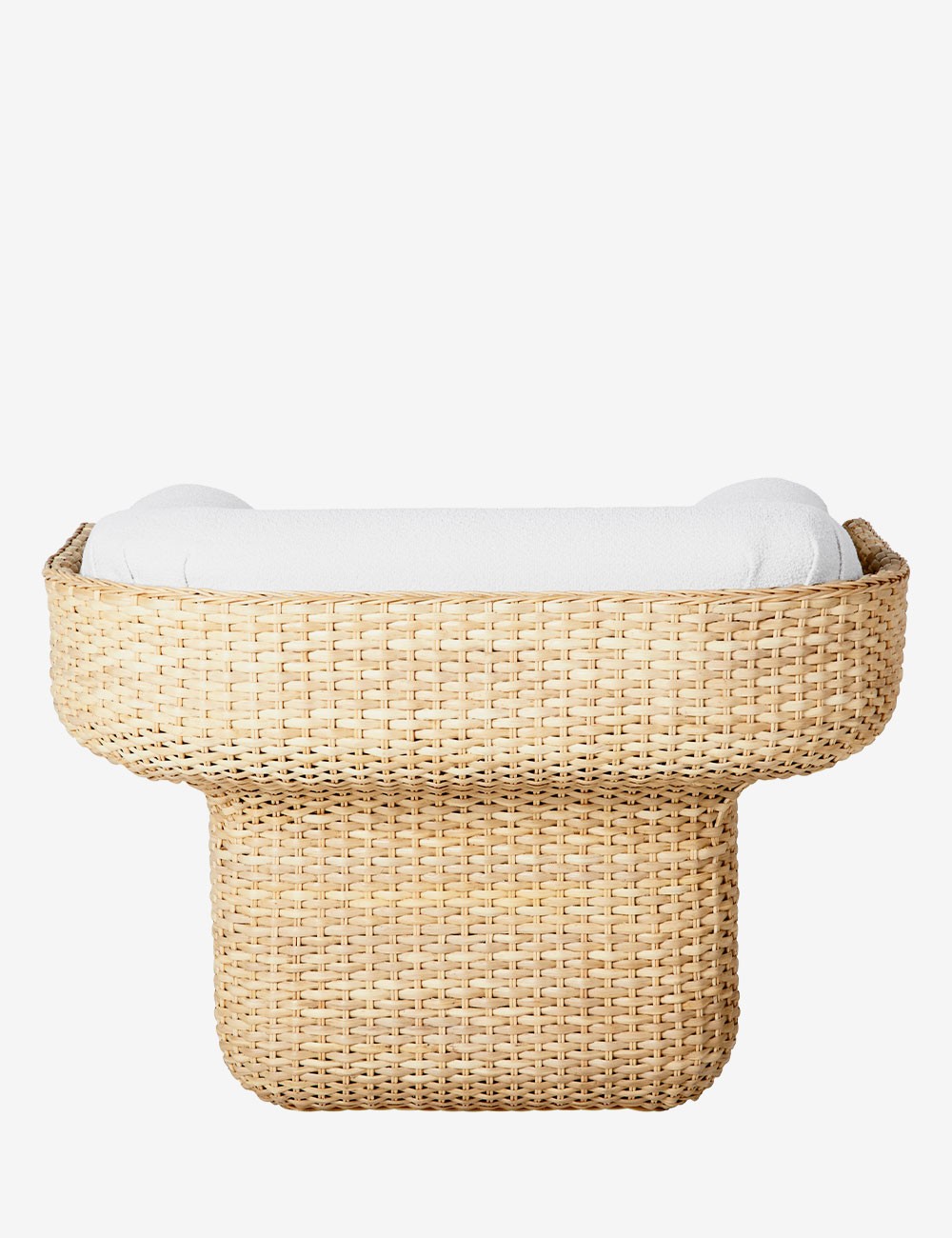 chaise longue en panier