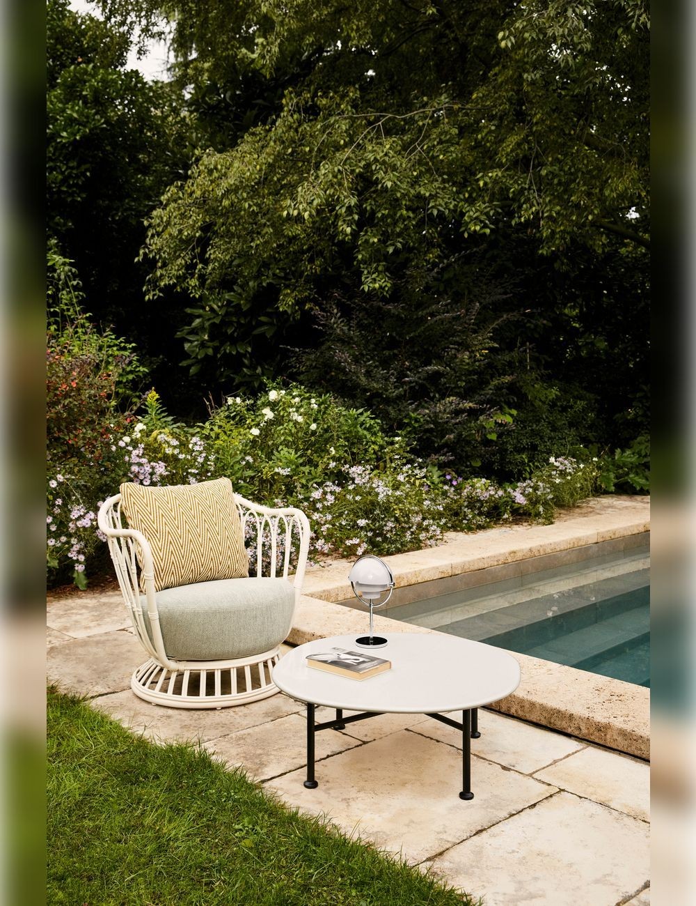 Chaise longue d'extérieur Grace