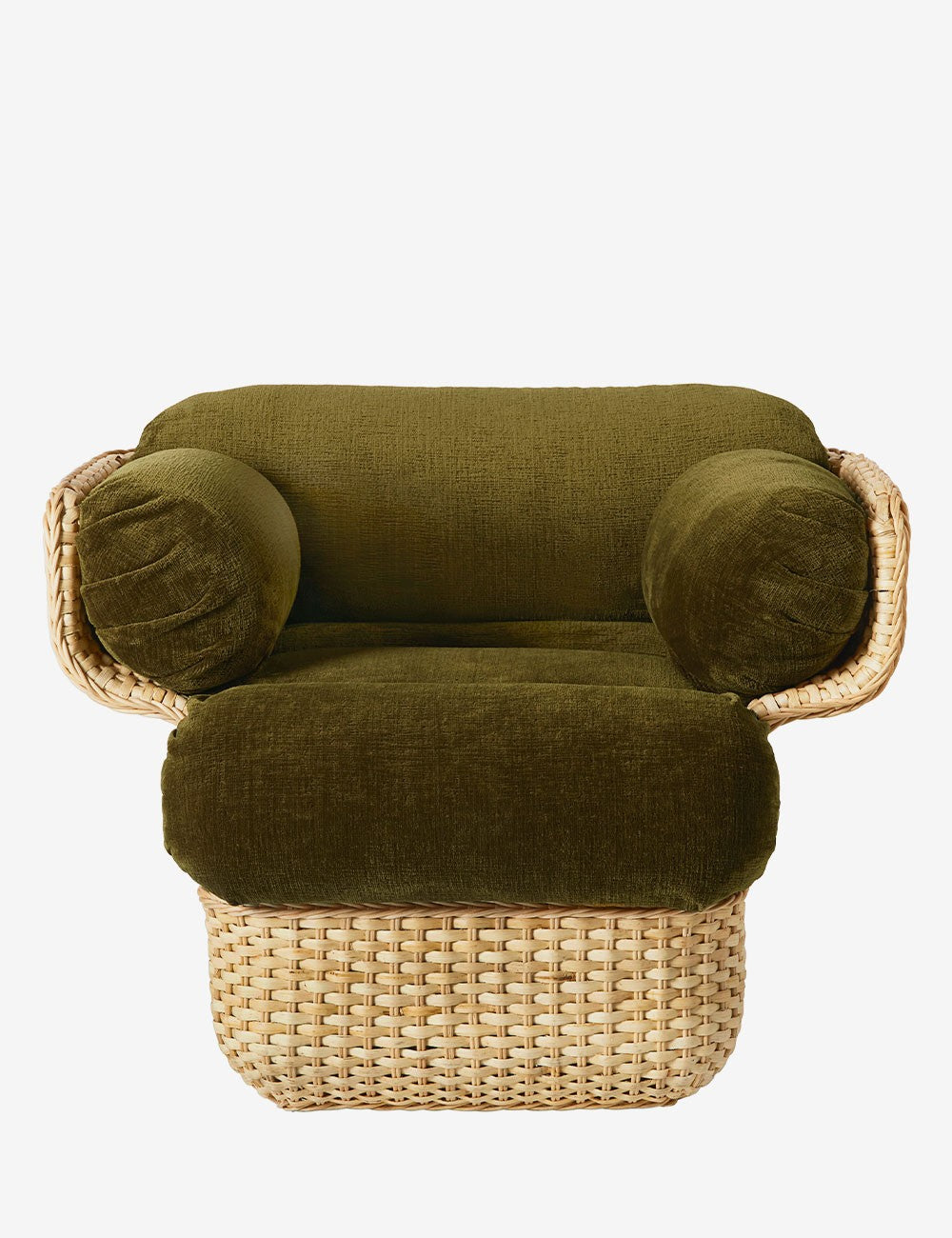 chaise longue en panier